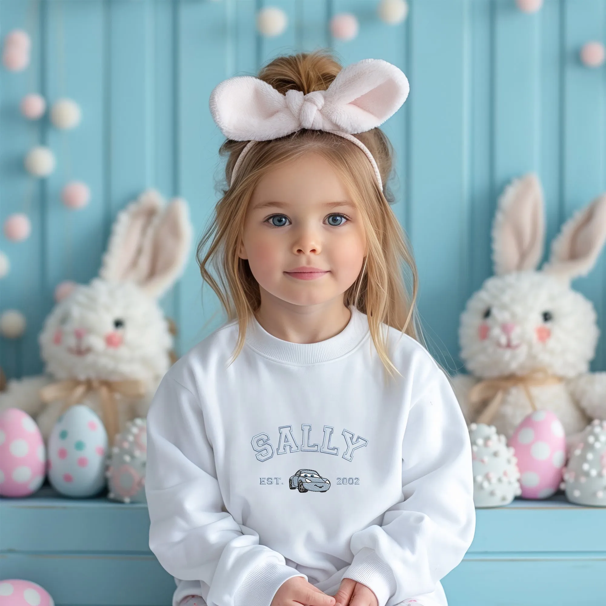 Personalized Disney Cars Sally Embroidered Toddler Sweatshirt