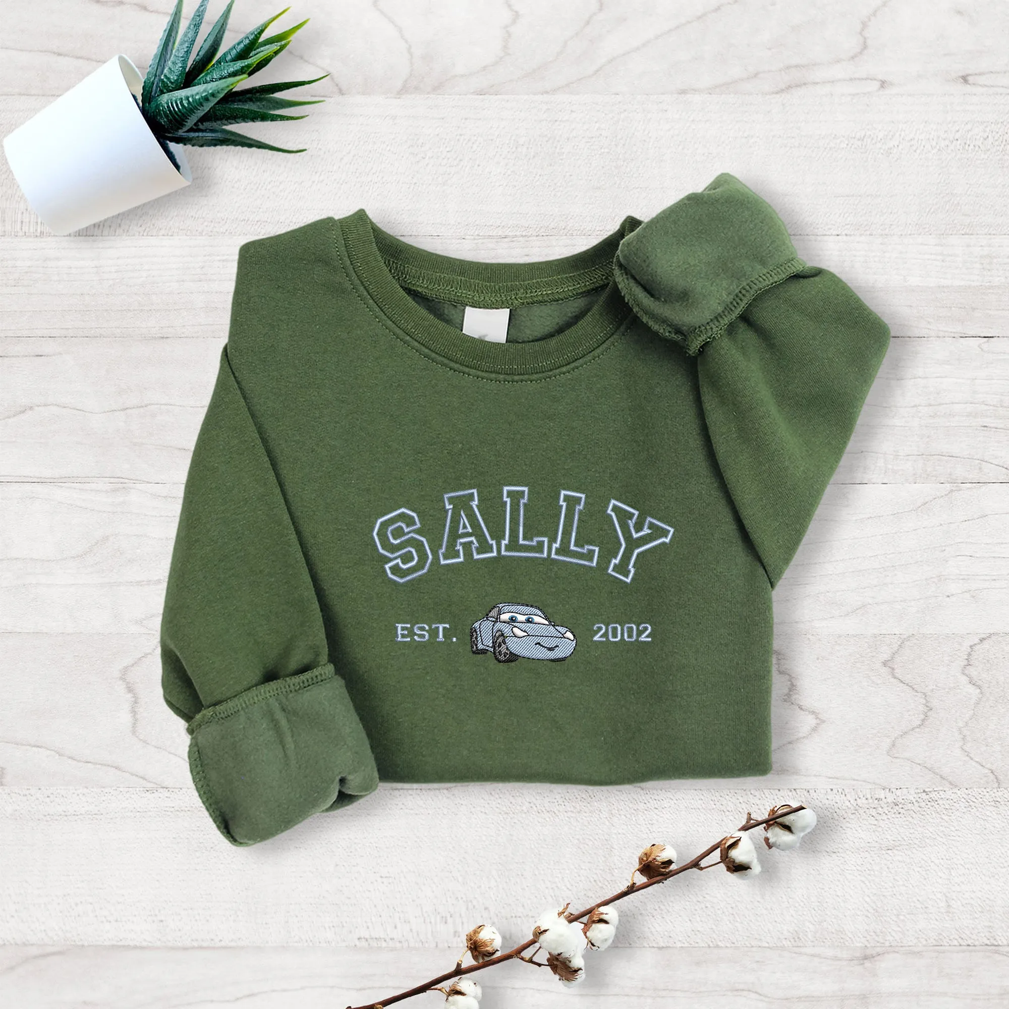 Personalized Disney Cars Sally Embroidered Toddler Sweatshirt