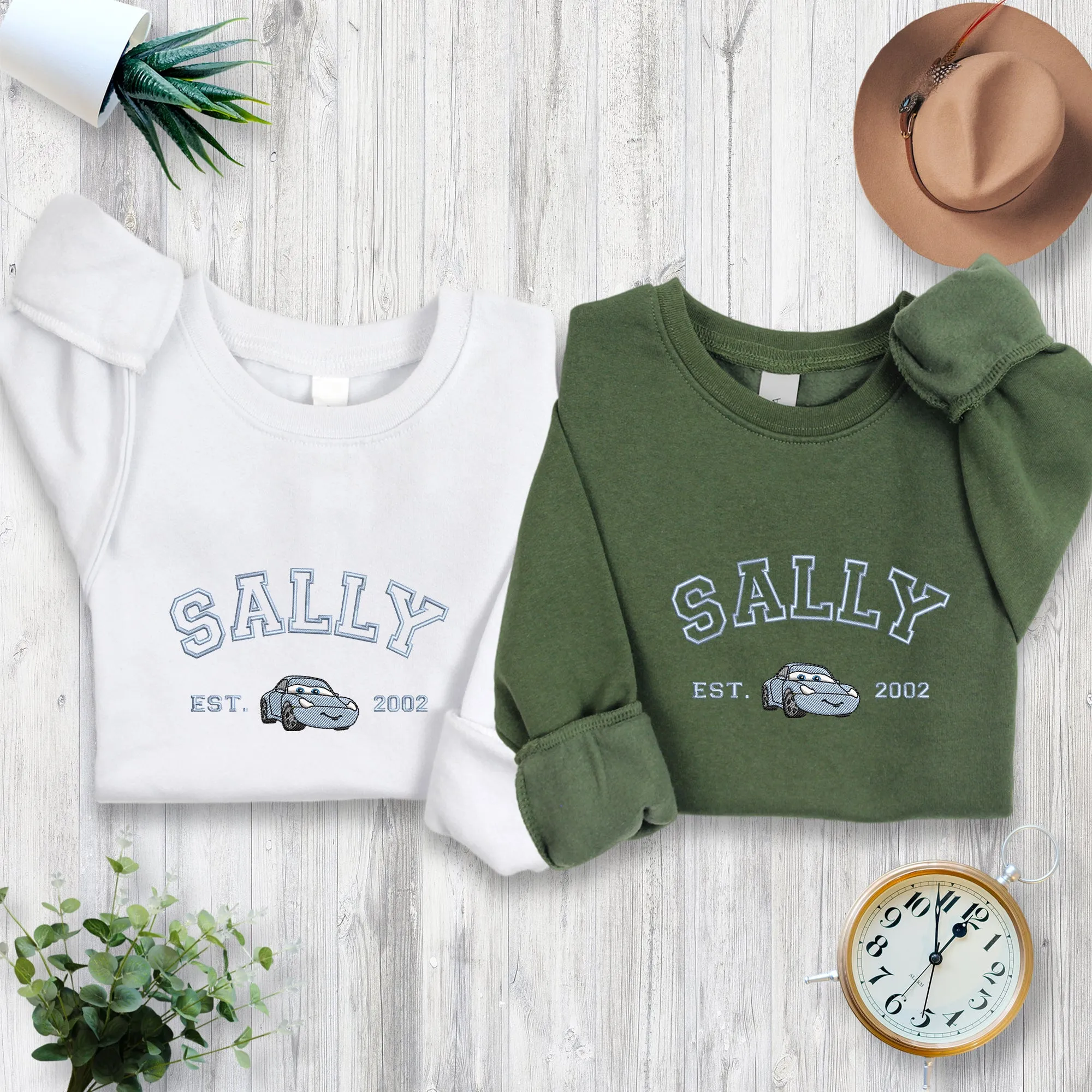 Personalized Disney Cars Sally Embroidered Toddler Sweatshirt