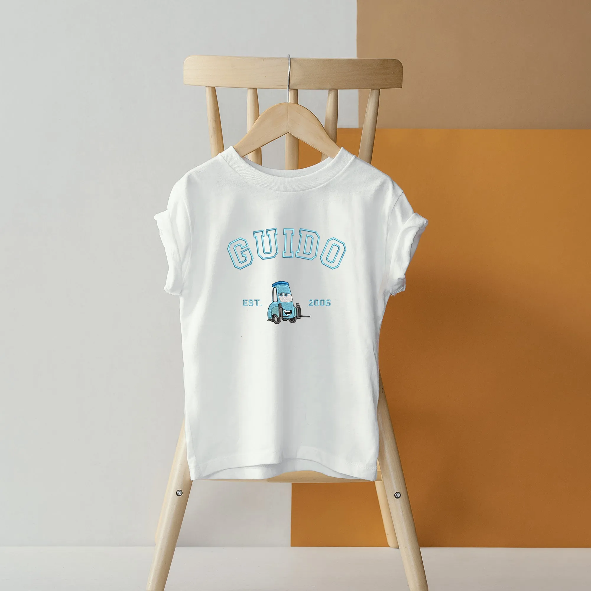Personalized Disney Guido Embroidered  Toddler T-shirt