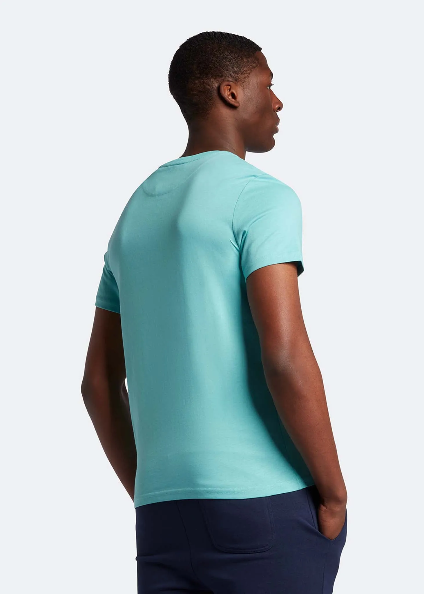 Plain t-shirt - brooke blue