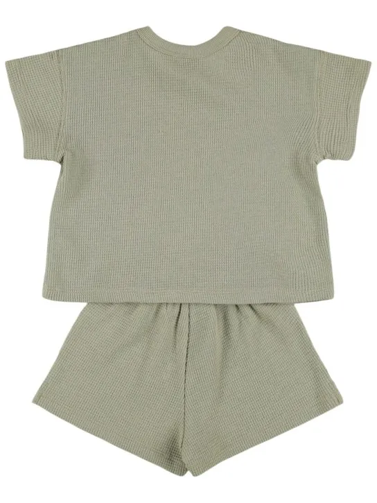 Quincy Mae   Organic cotton t-shirt &amp; shorts 