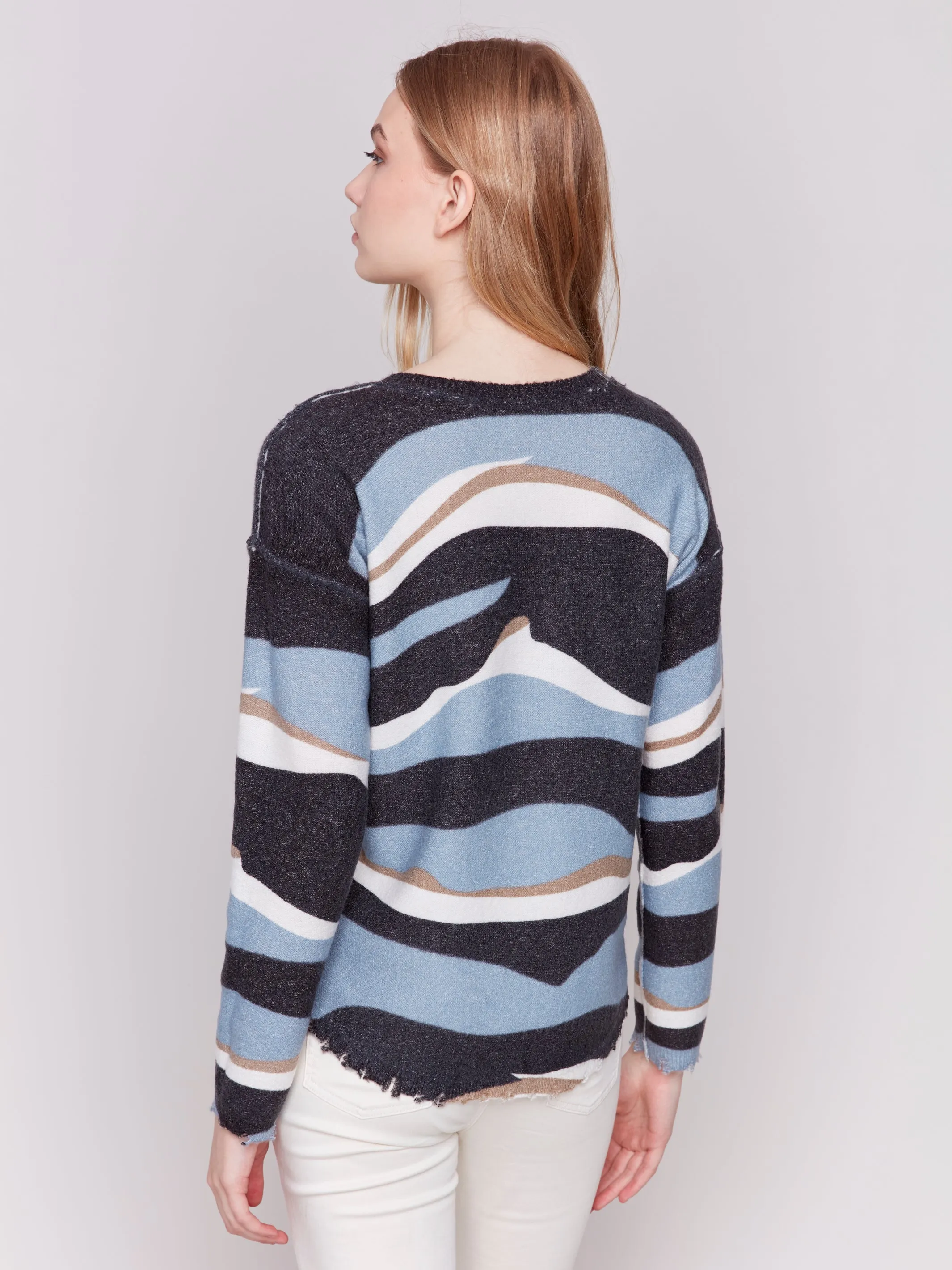 Reversible Crew neck Sweater