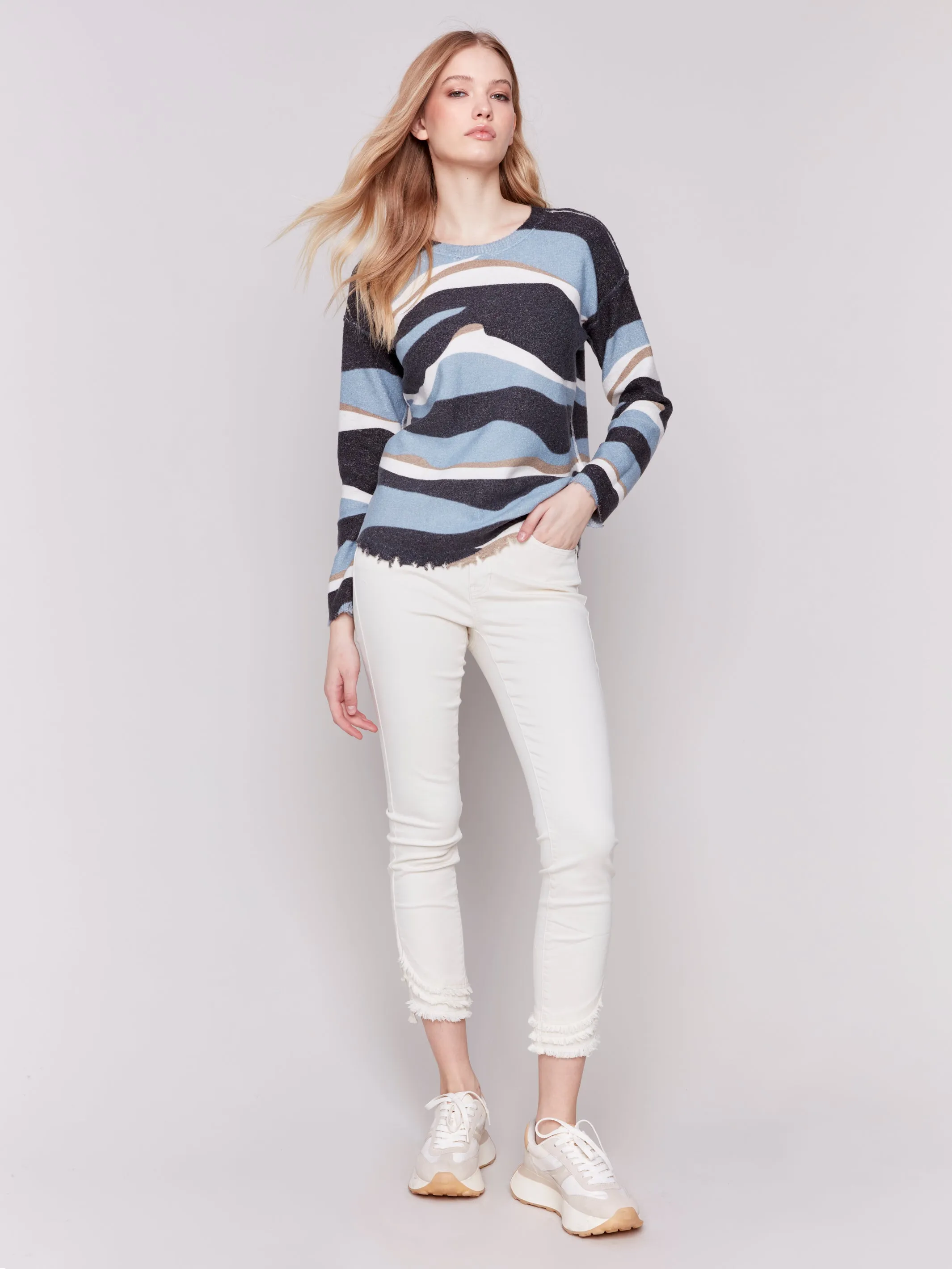 Reversible Crew neck Sweater