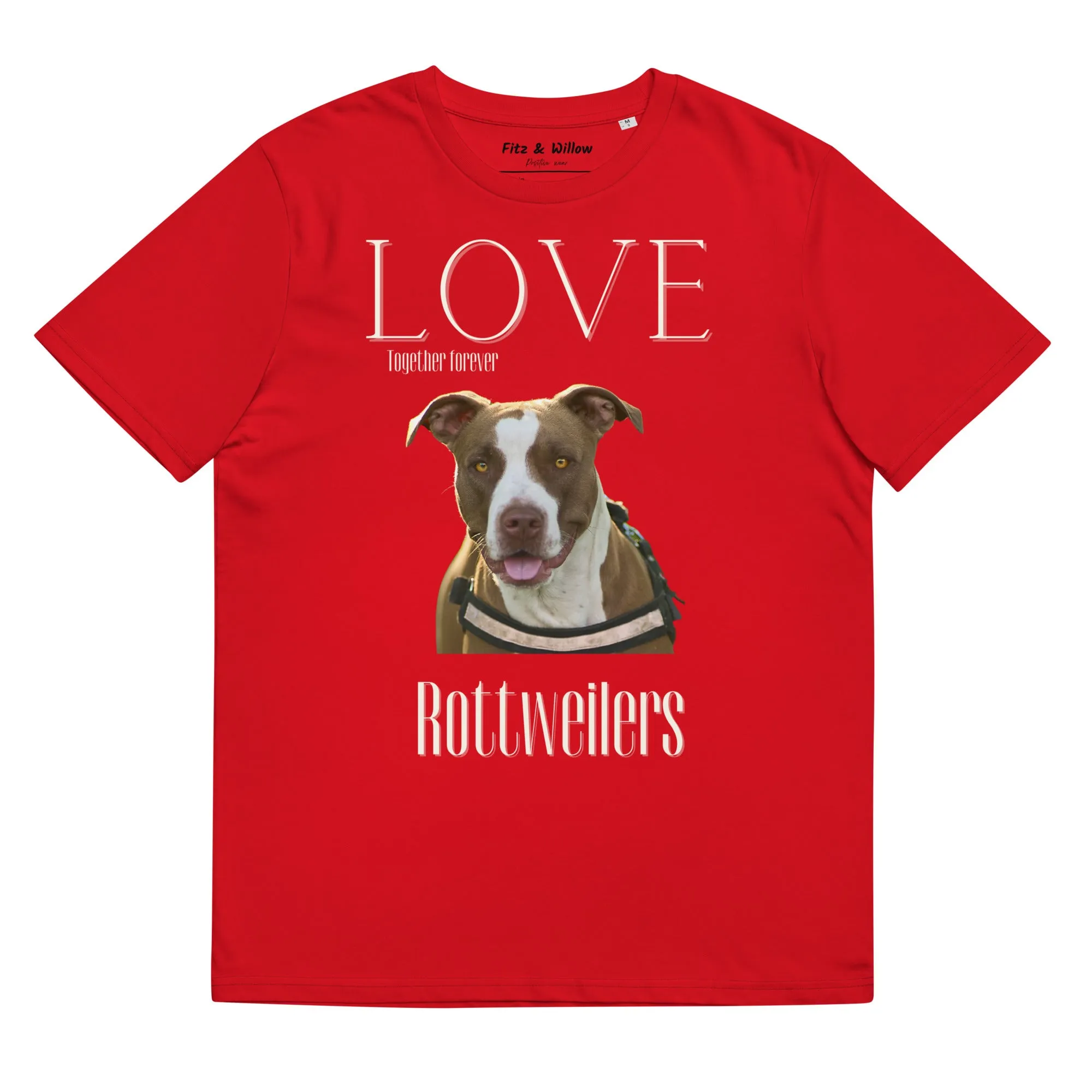 Rottweiler Lovers organic cotton t-shirt