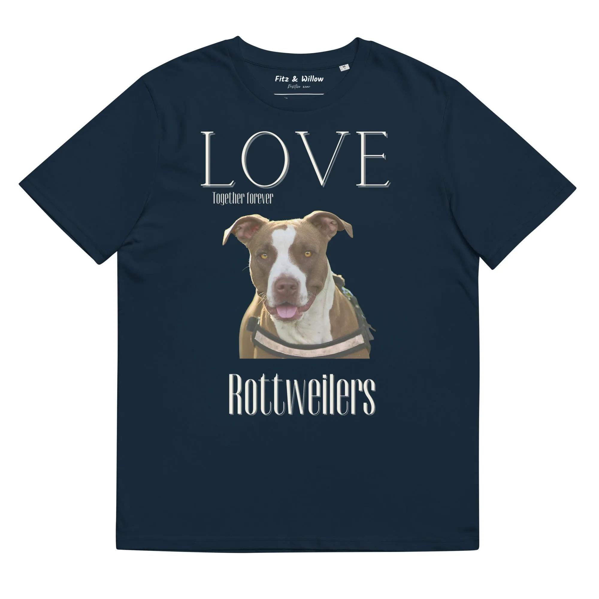 Rottweiler Lovers organic cotton t-shirt