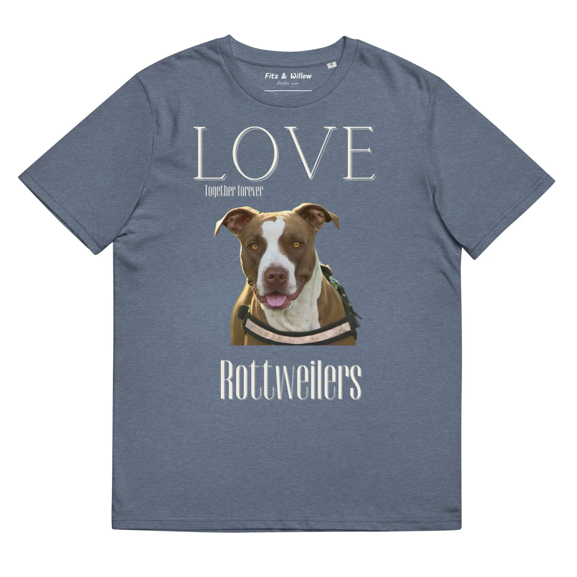 Rottweiler Lovers organic cotton t-shirt