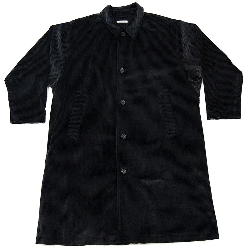 Shelby Trench Coat - Black Corduroy