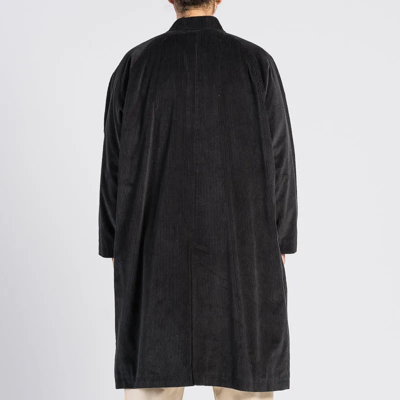 Shelby Trench Coat - Black Corduroy