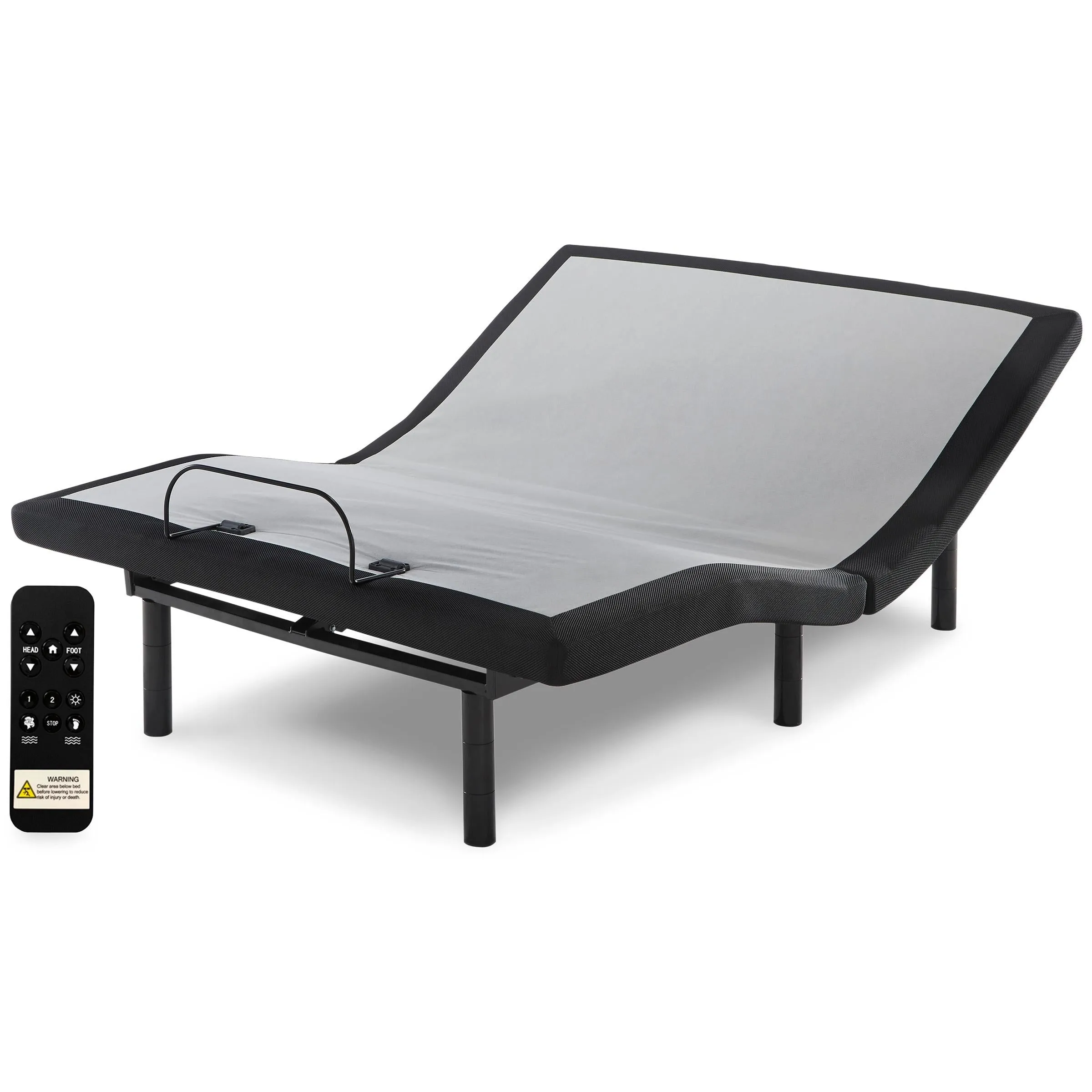 Sierra Sleep Chime 8 Inch Memory Foam M726M1 King Mattress and Adjustable Base