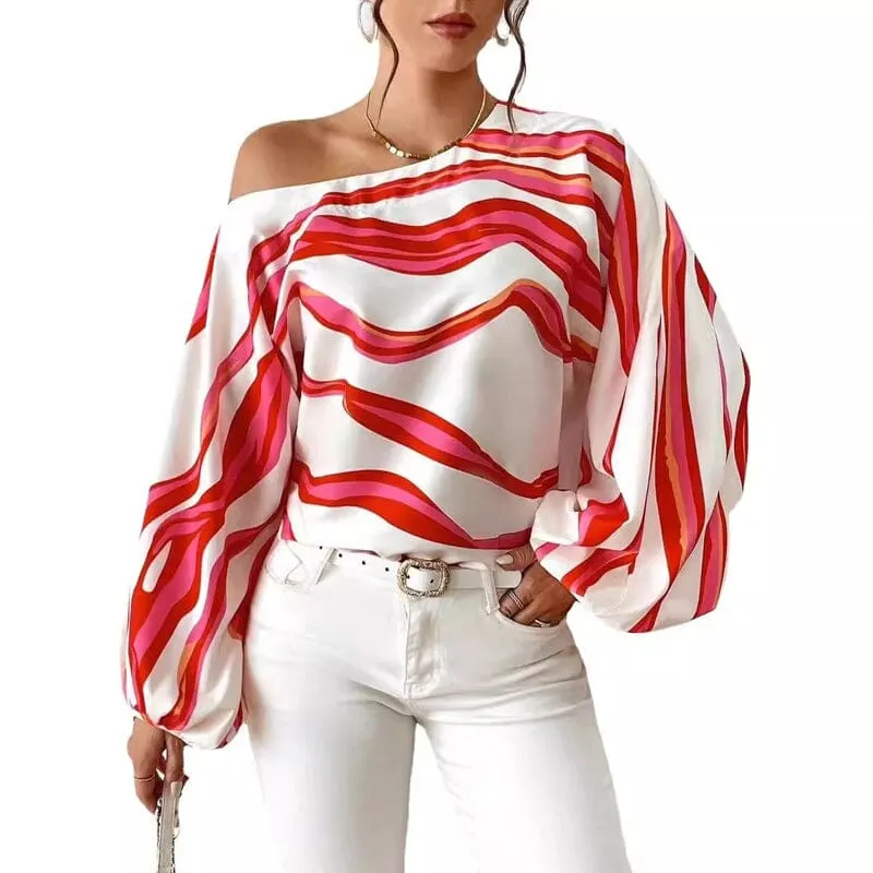 Strapless Striped Shirt