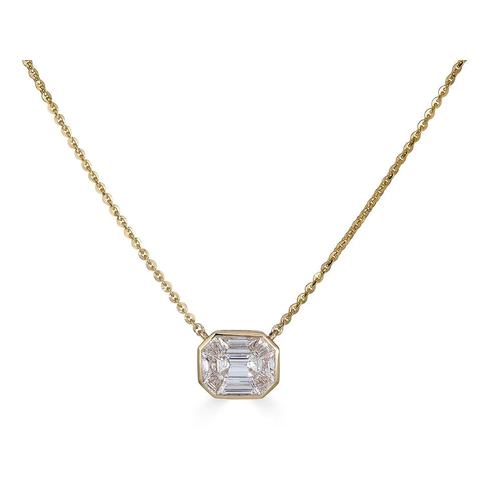 The Alora Illusion Pendant Petite