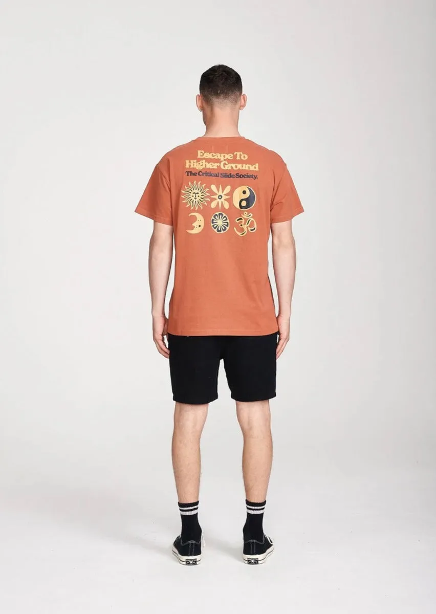 The Critical Slide Society HIGHER GROUND TEE CLAY