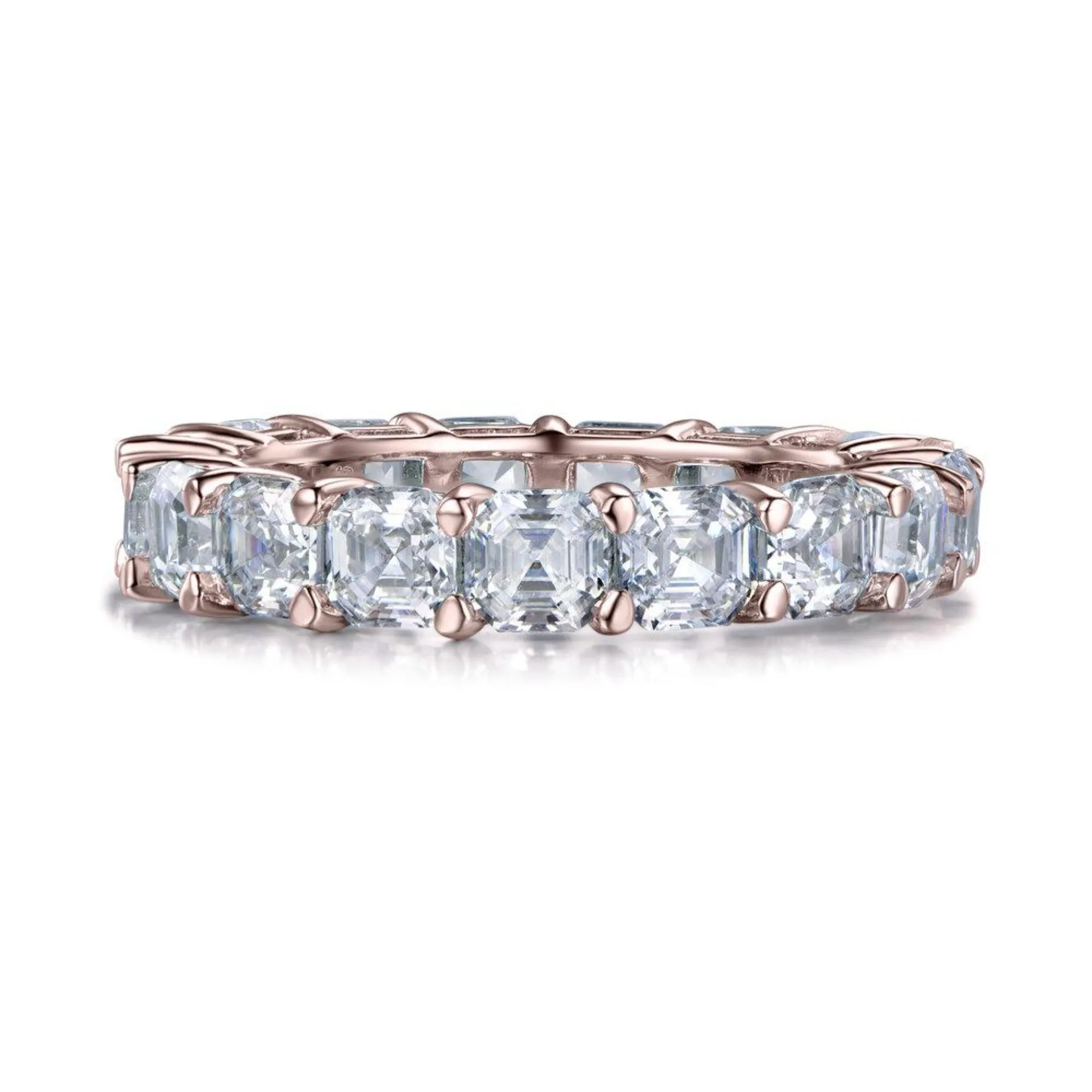 The Marise Asscher Cut Eternity Band
