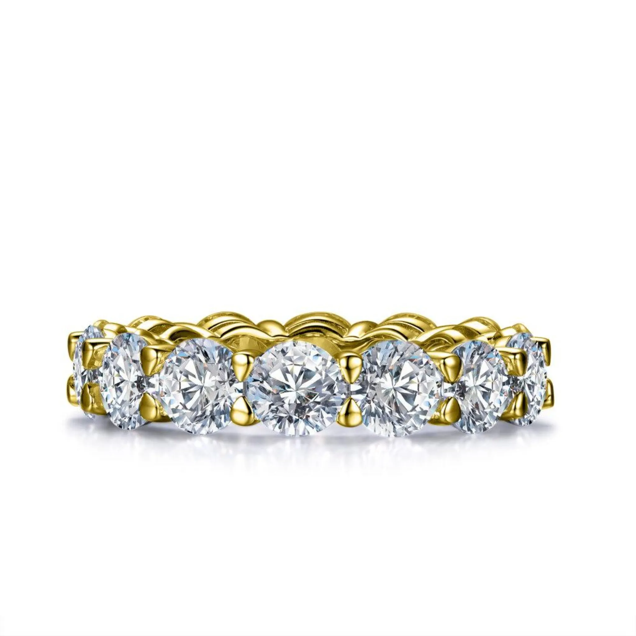 The Marise Round Cut Eternity Band