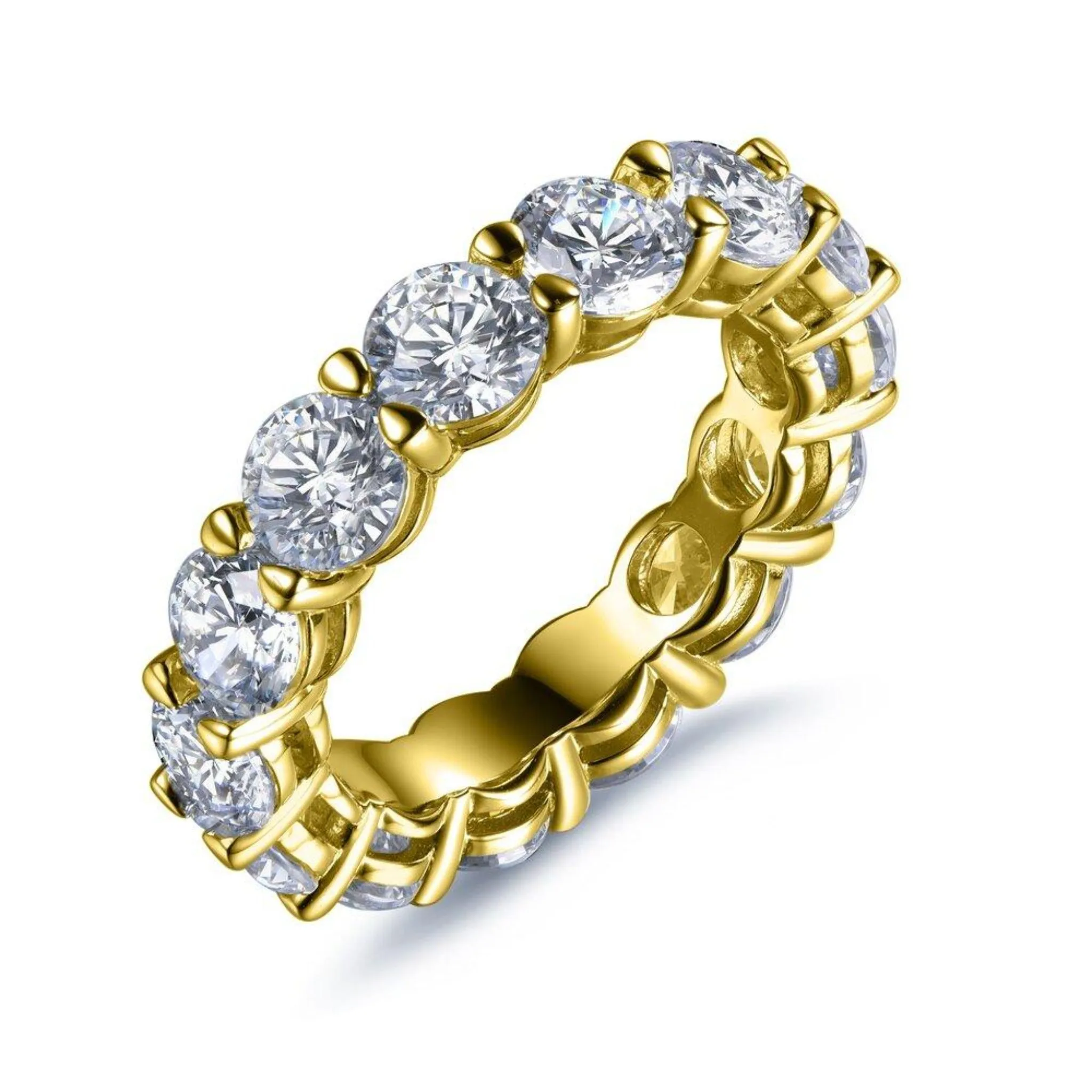 The Marise Round Cut Eternity Band