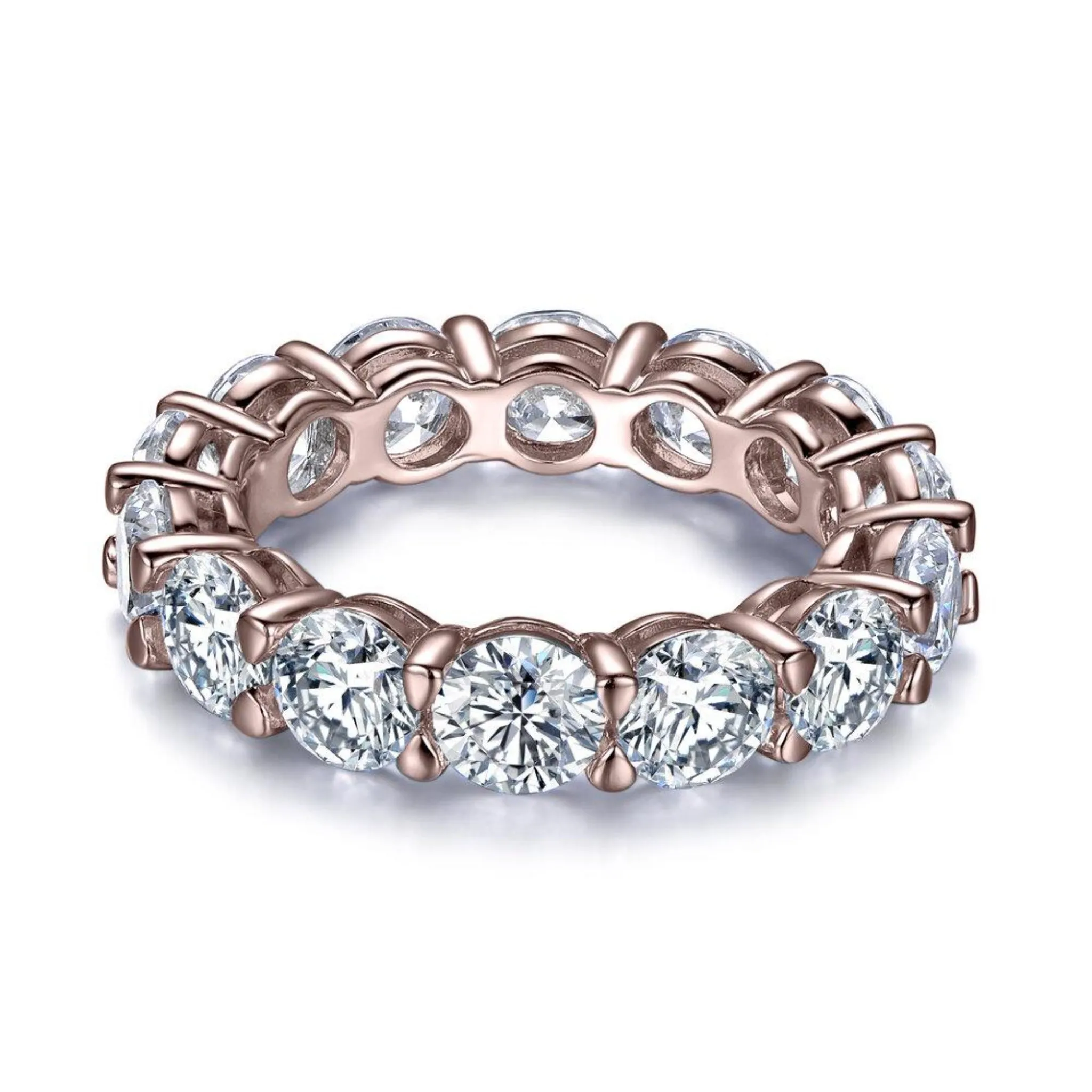 The Marise Round Cut Eternity Band