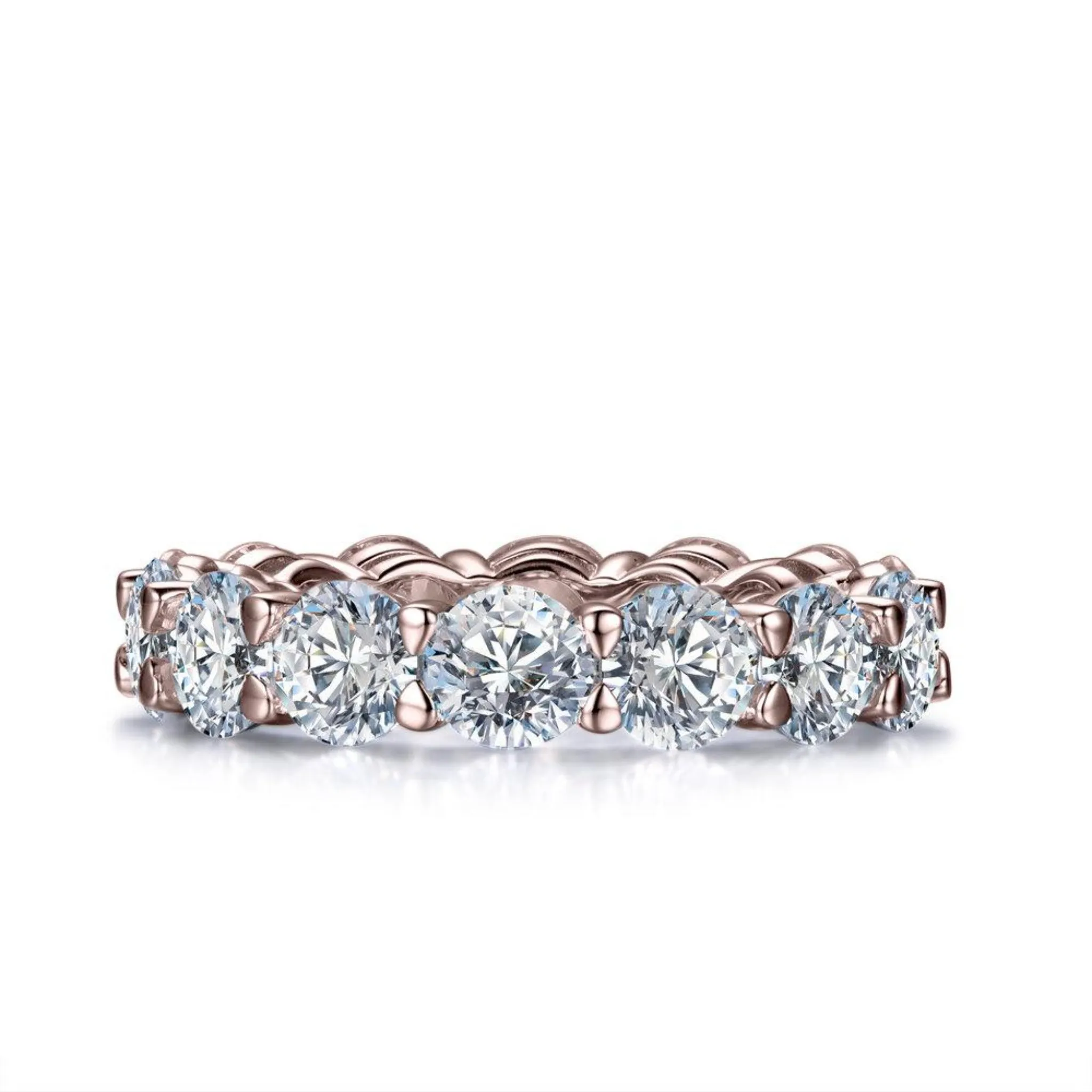 The Marise Round Cut Eternity Band