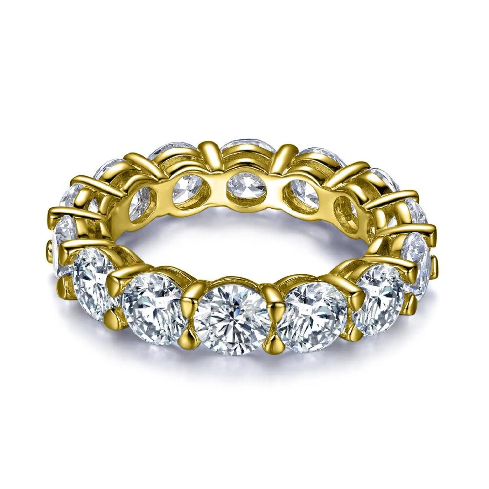 The Marise Round Cut Eternity Band