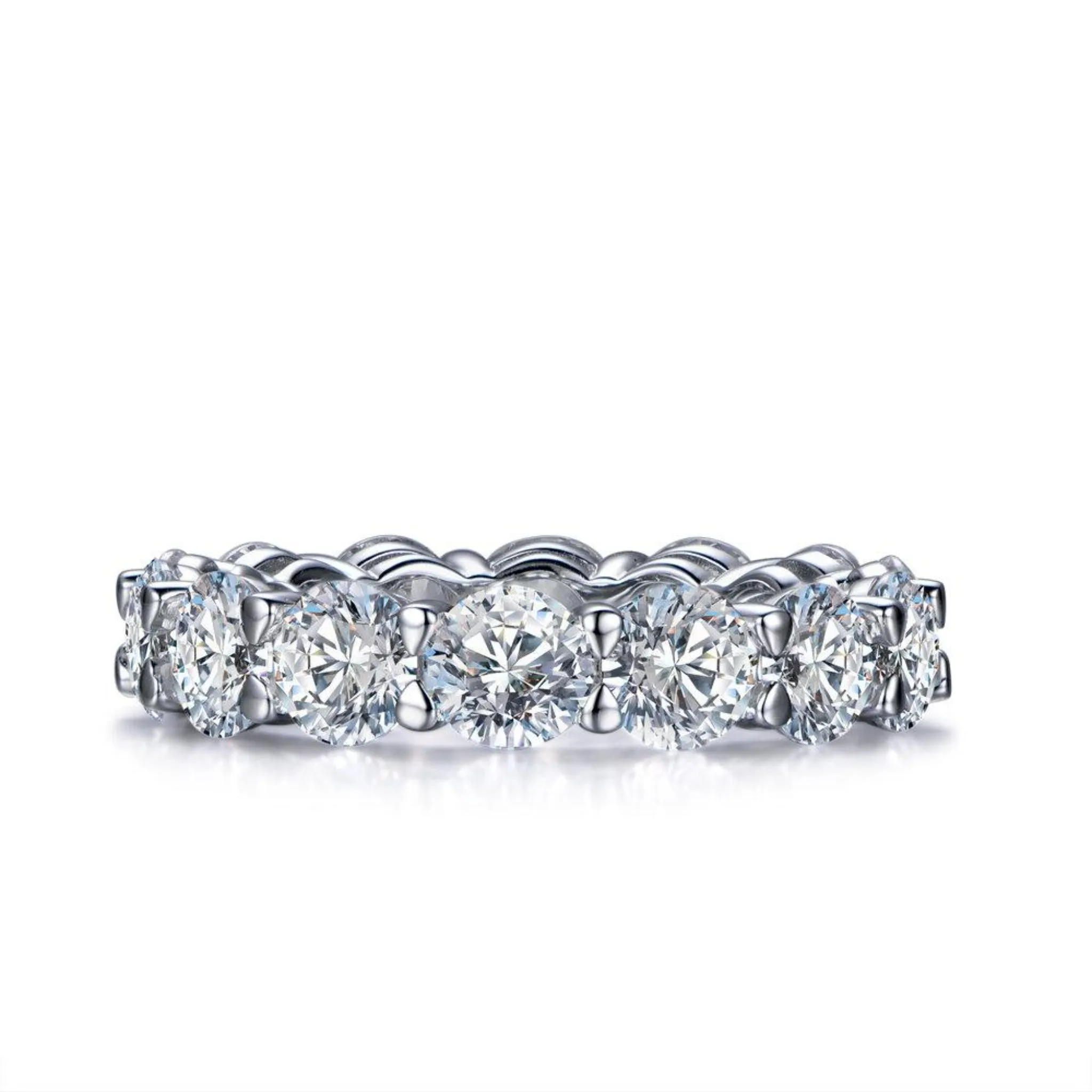 The Marise Round Cut Eternity Band