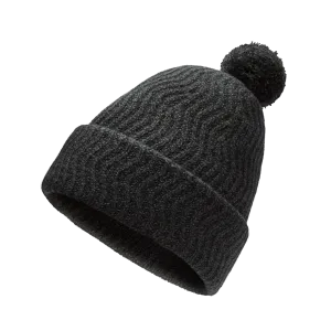 The Pom Beanie - Charcoal Marl