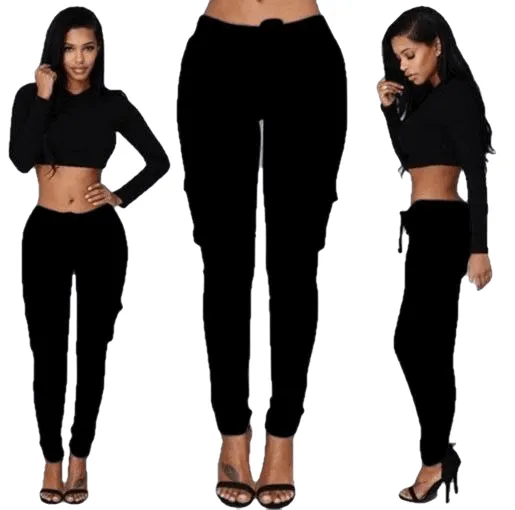 Trendy Leisure Women's Elastic High Waist Thin-Section Denim Skinny Leggings