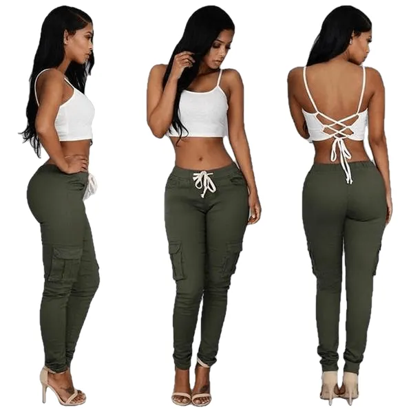 Trendy Leisure Women's Elastic High Waist Thin-Section Denim Skinny Leggings