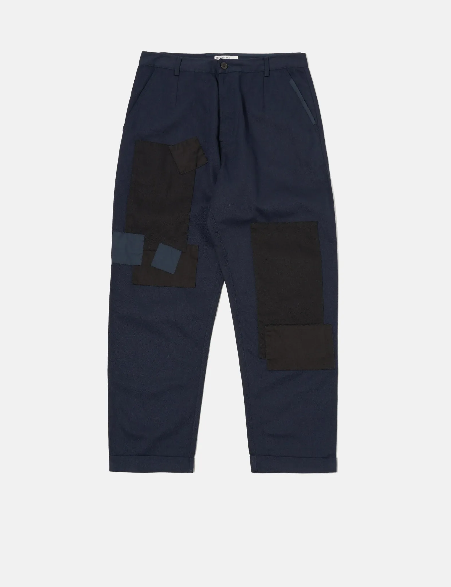 Universal Works Patched Super Chino (Twill Mix) - Navy Blue