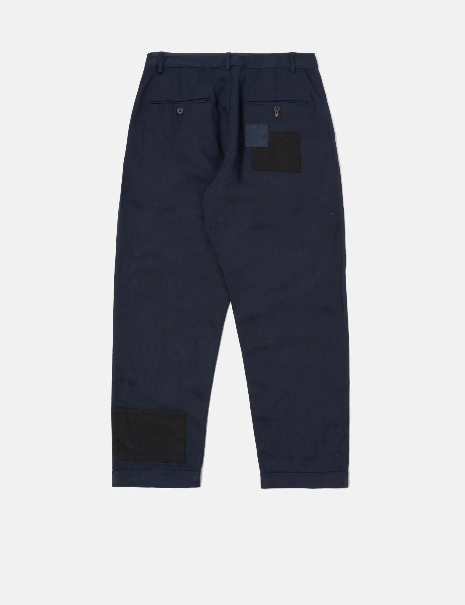 Universal Works Patched Super Chino (Twill Mix) - Navy Blue