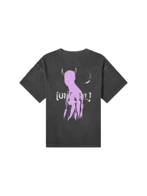 UNREAL Spinoza Moon Tee Washed Black