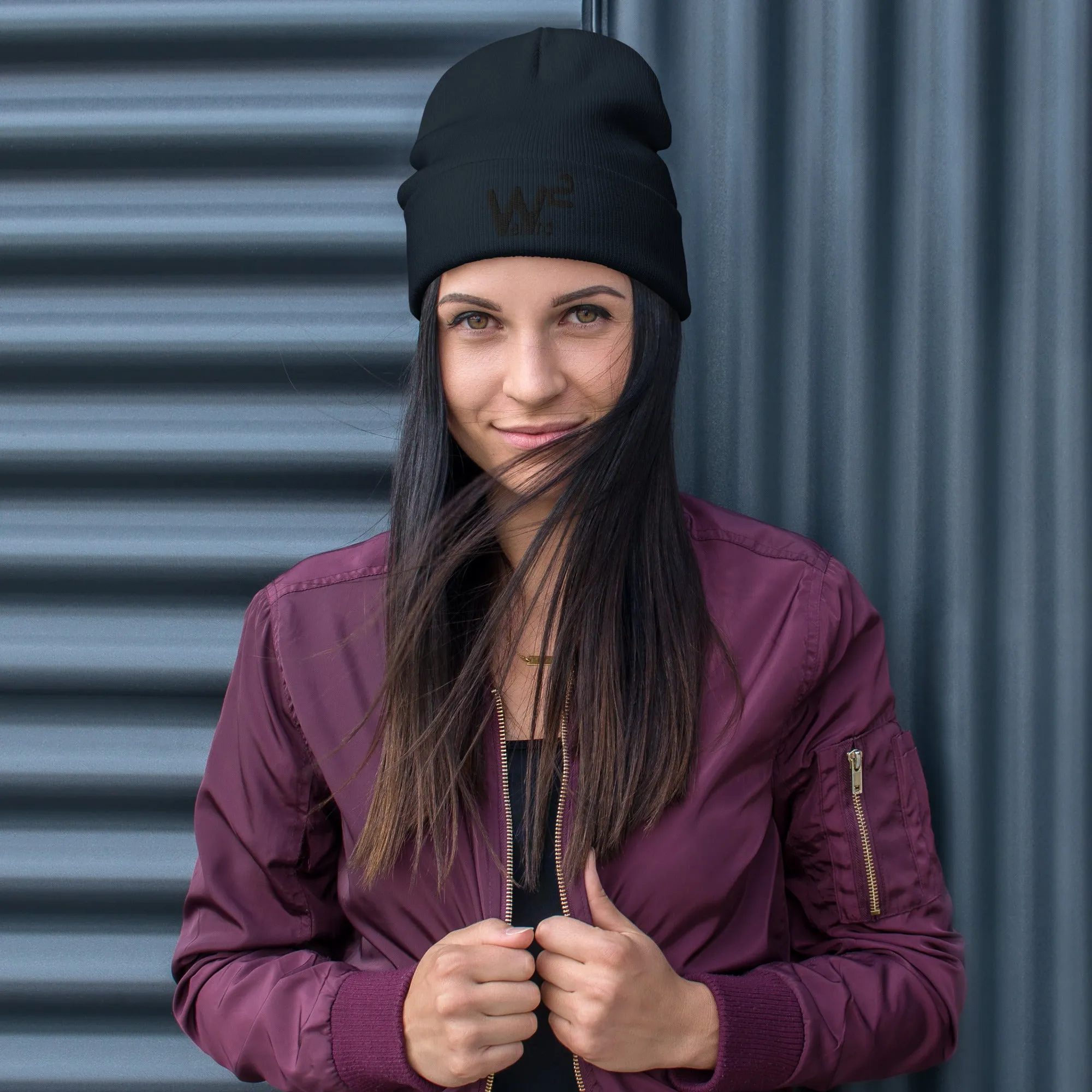 W31rd Squared Embroidered Beanie