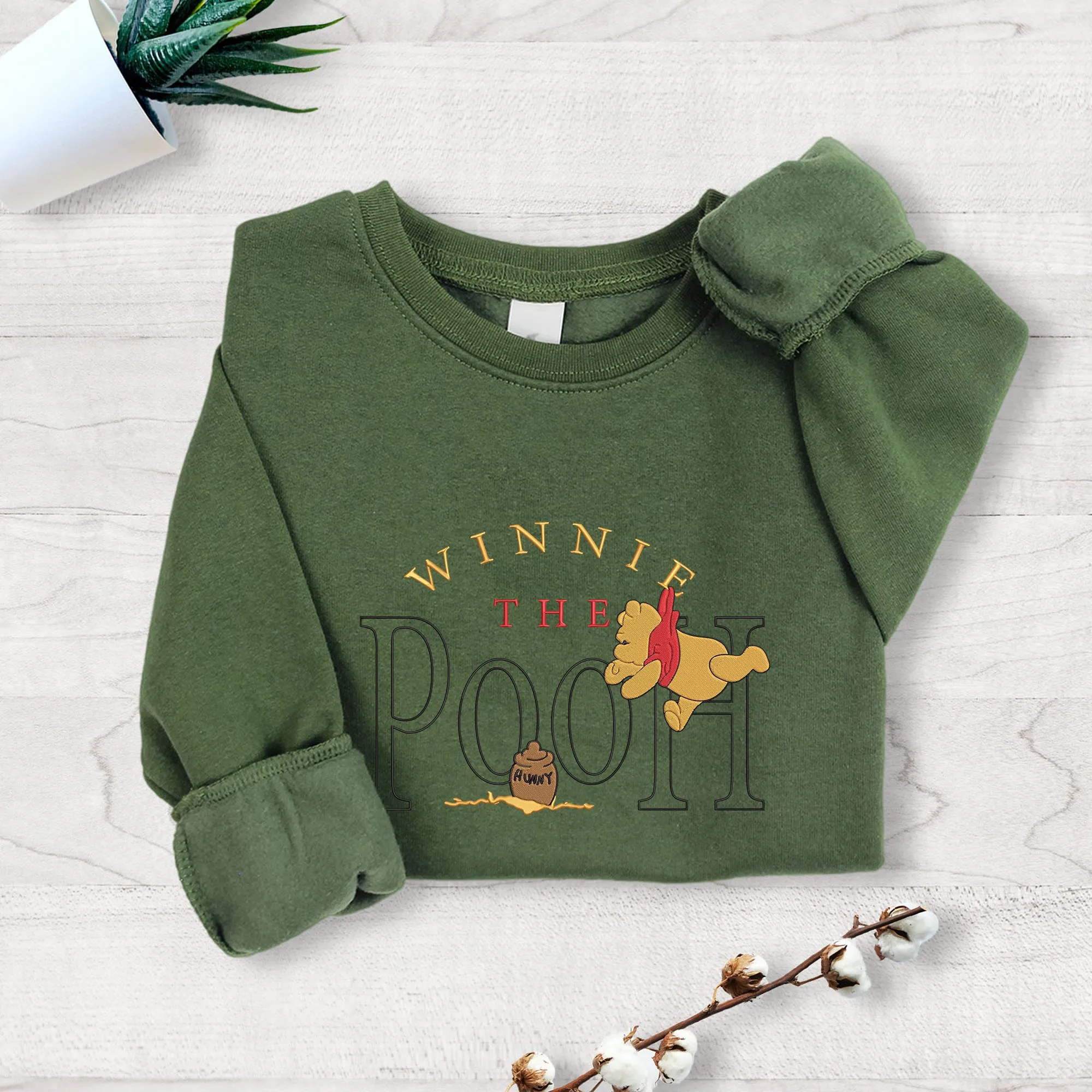 Winnie The Pooh Embroidered Toddler Sweatshirt