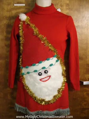Wool Ugly Christmas Sweater Party Dress