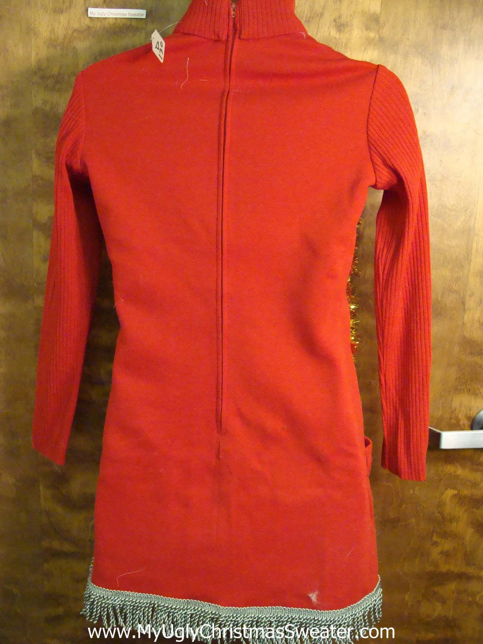 Wool Ugly Christmas Sweater Party Dress