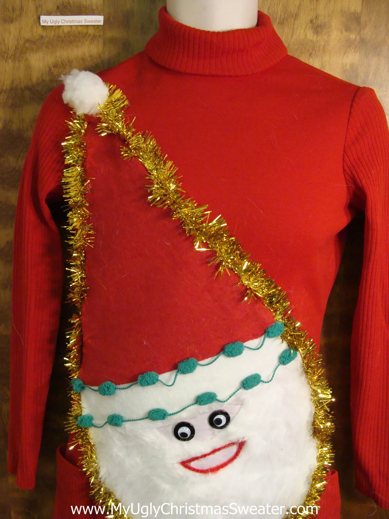 Wool Ugly Christmas Sweater Party Dress