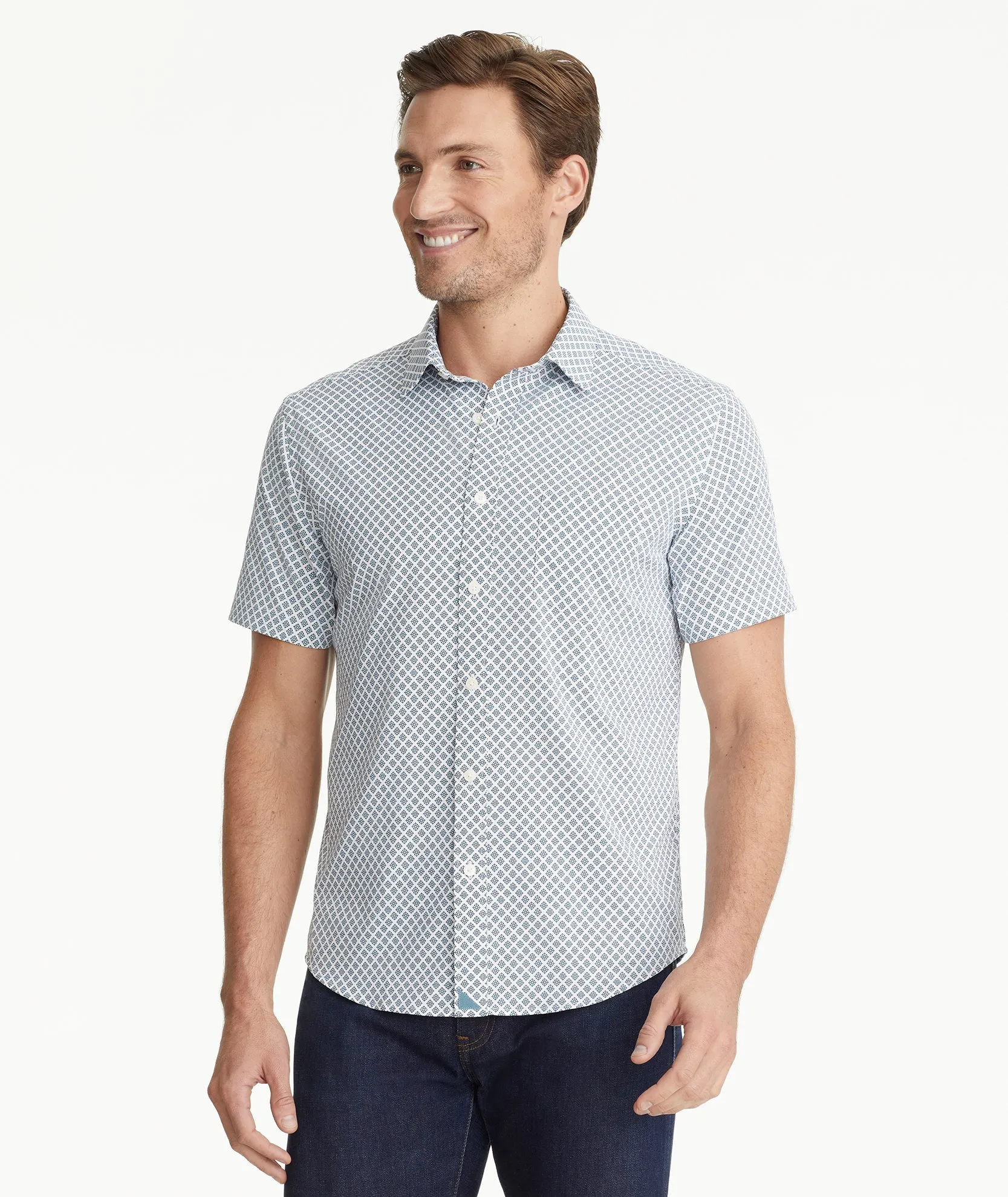 Wrinkle-Free Performance Short-Sleeve Quinta Shirt - FINAL SALE